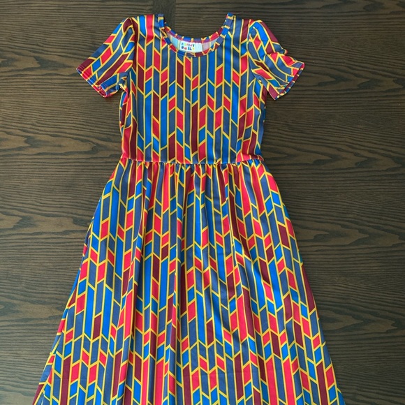 DotDotSmile maxi dress, EUC, girls sz 7 - Picture 1 of 4